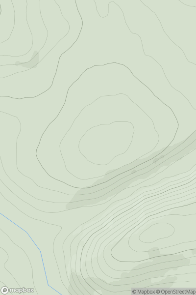 Thumbnail image for Pillmore Hill [Ayr to the River Clyde] showing contour plot for surrounding peak